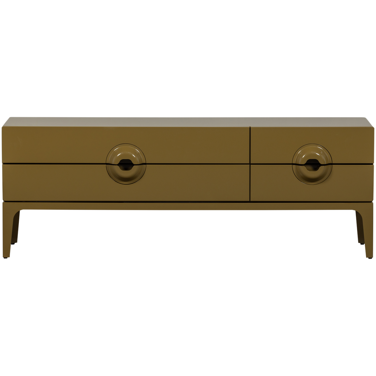 WOOOD tv meubel Merge - Eucalyptus hout - Honinggeel - 57x160x44
