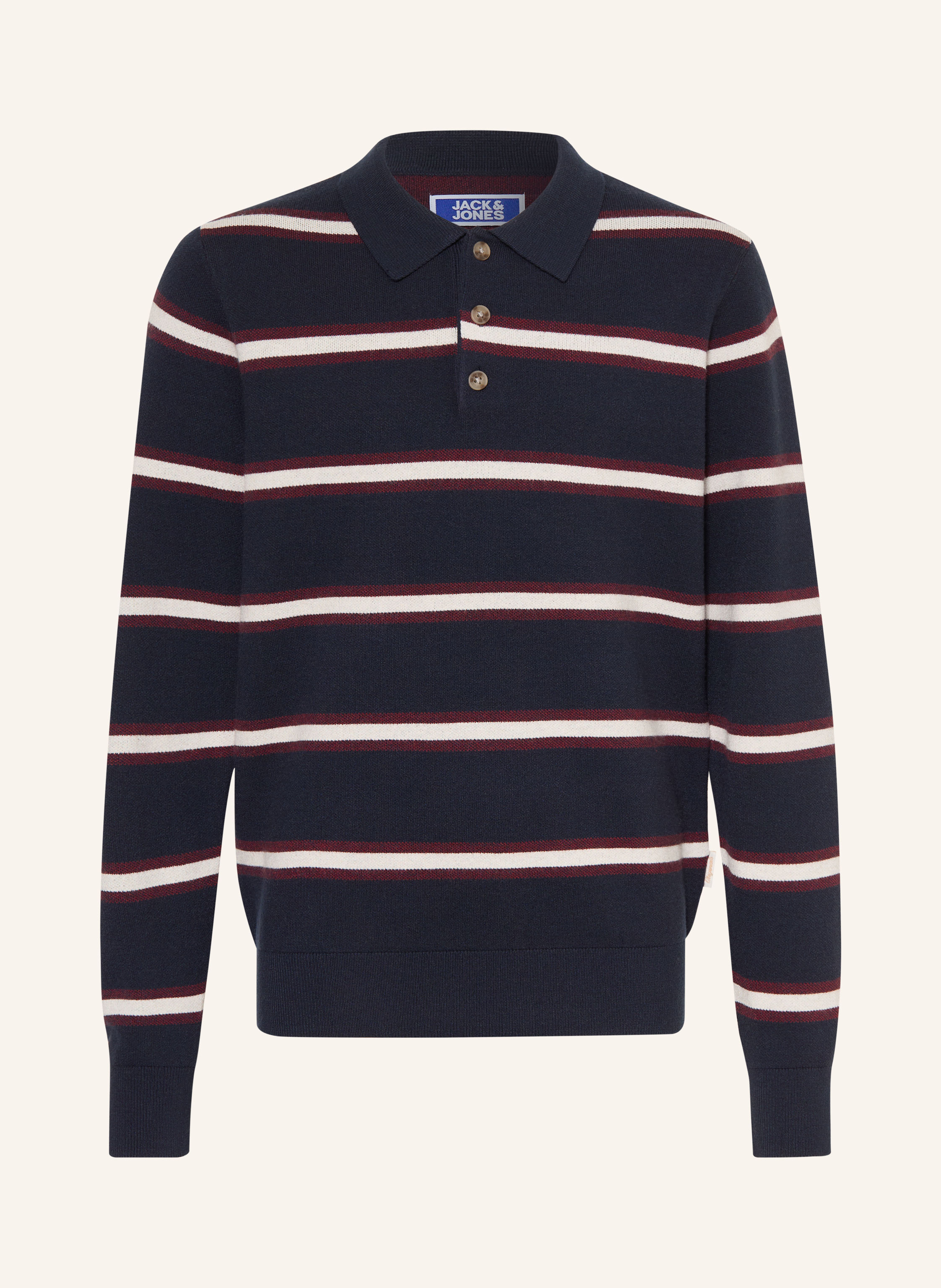 JACK&JONES Strick-Poloshirt