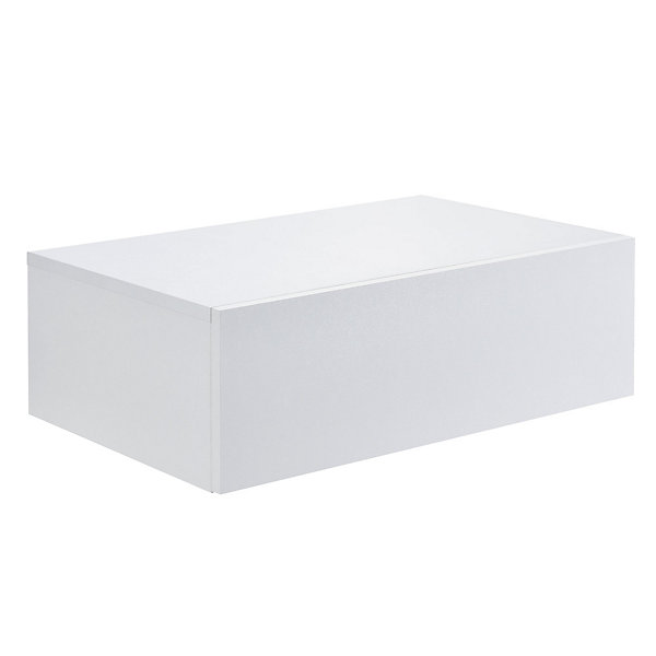 Lot de 2 tables de nuits blanc Helloshop26