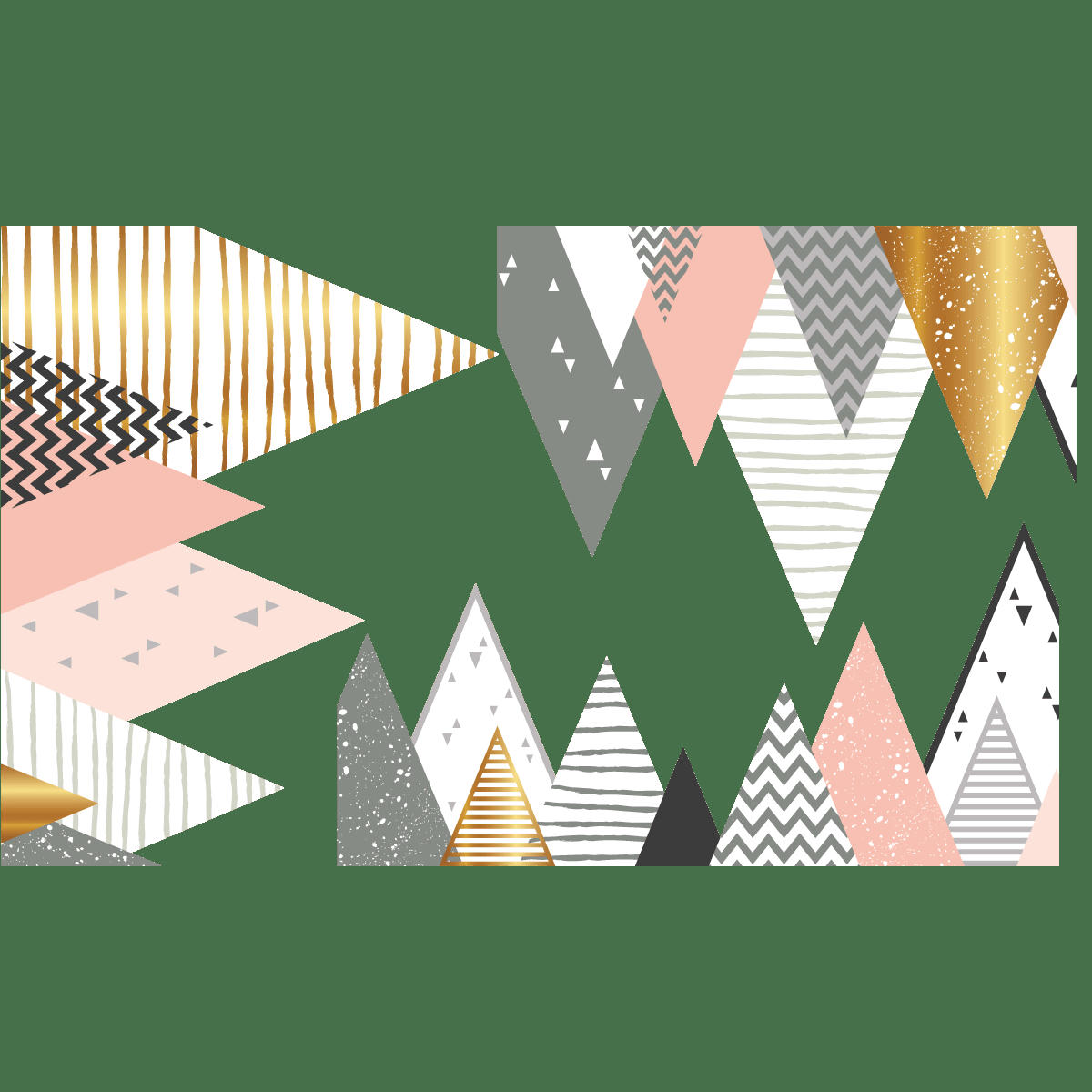- Stickers enfant montagnes scandinaves loraka 100x170cm