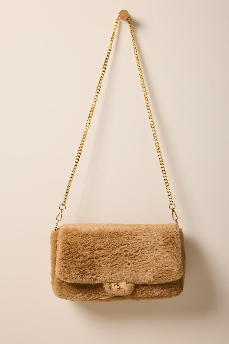 Raquel Faux Fur Clutch