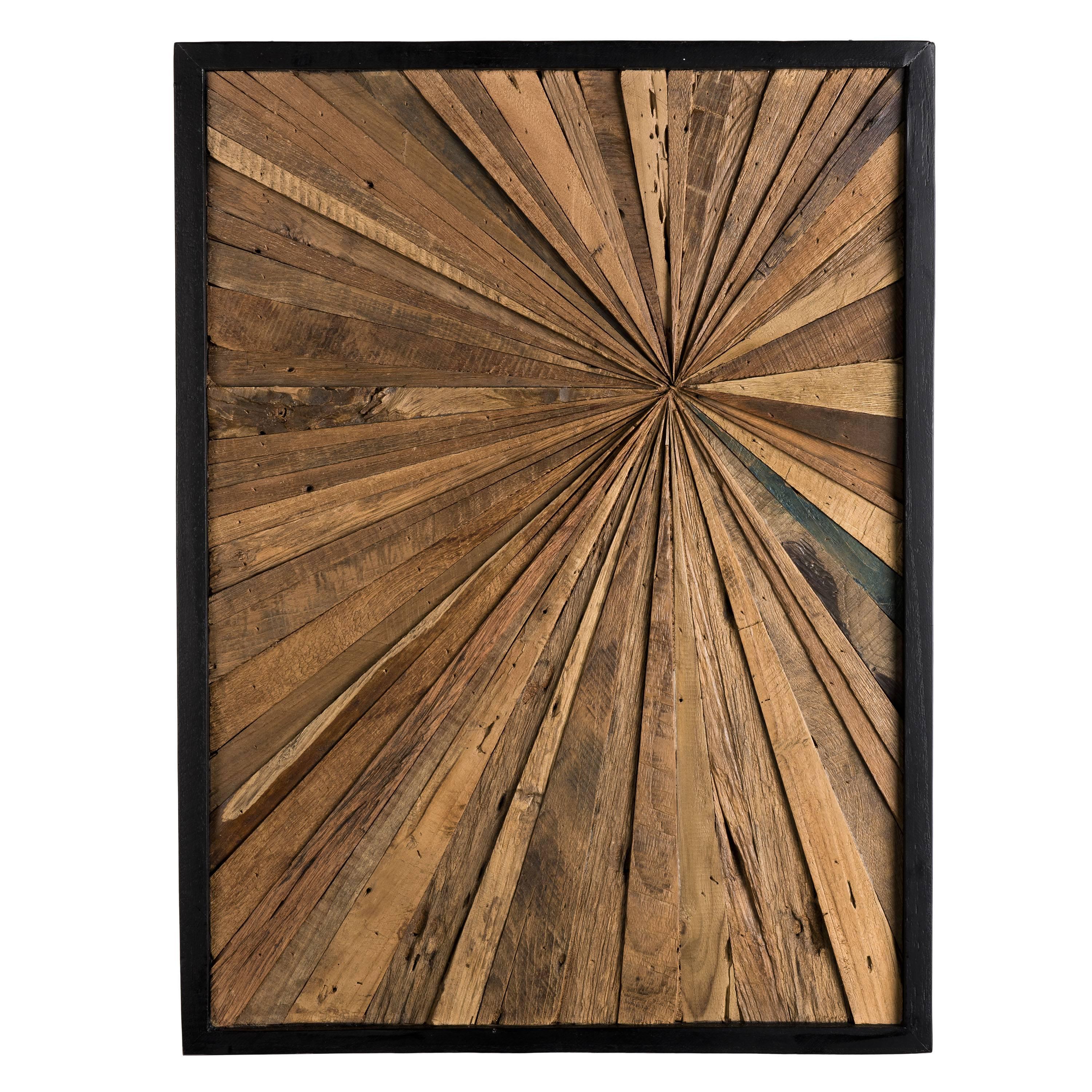 Wanddecoratie Nature teakhout