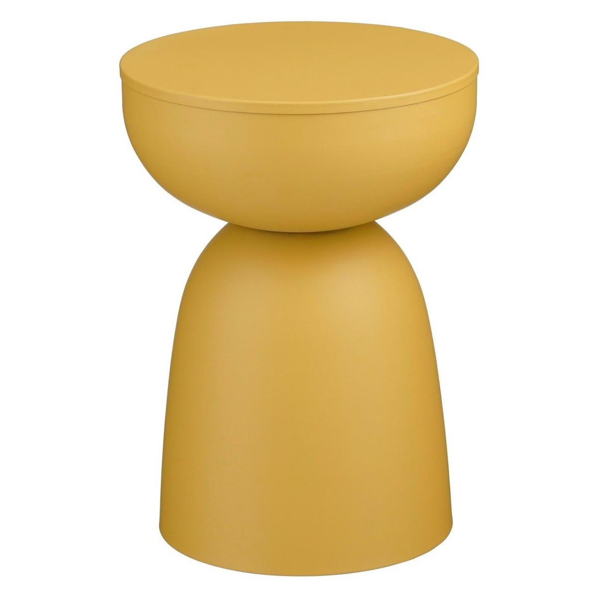 Mica Decorations Elliot Bijzettafel - Bijzettafel Rond H45 x Ø32 cm - Bijzettafeltje voor Woonkamer of Slaapkamer - Ideaal als Plantentafeltje - IJzer