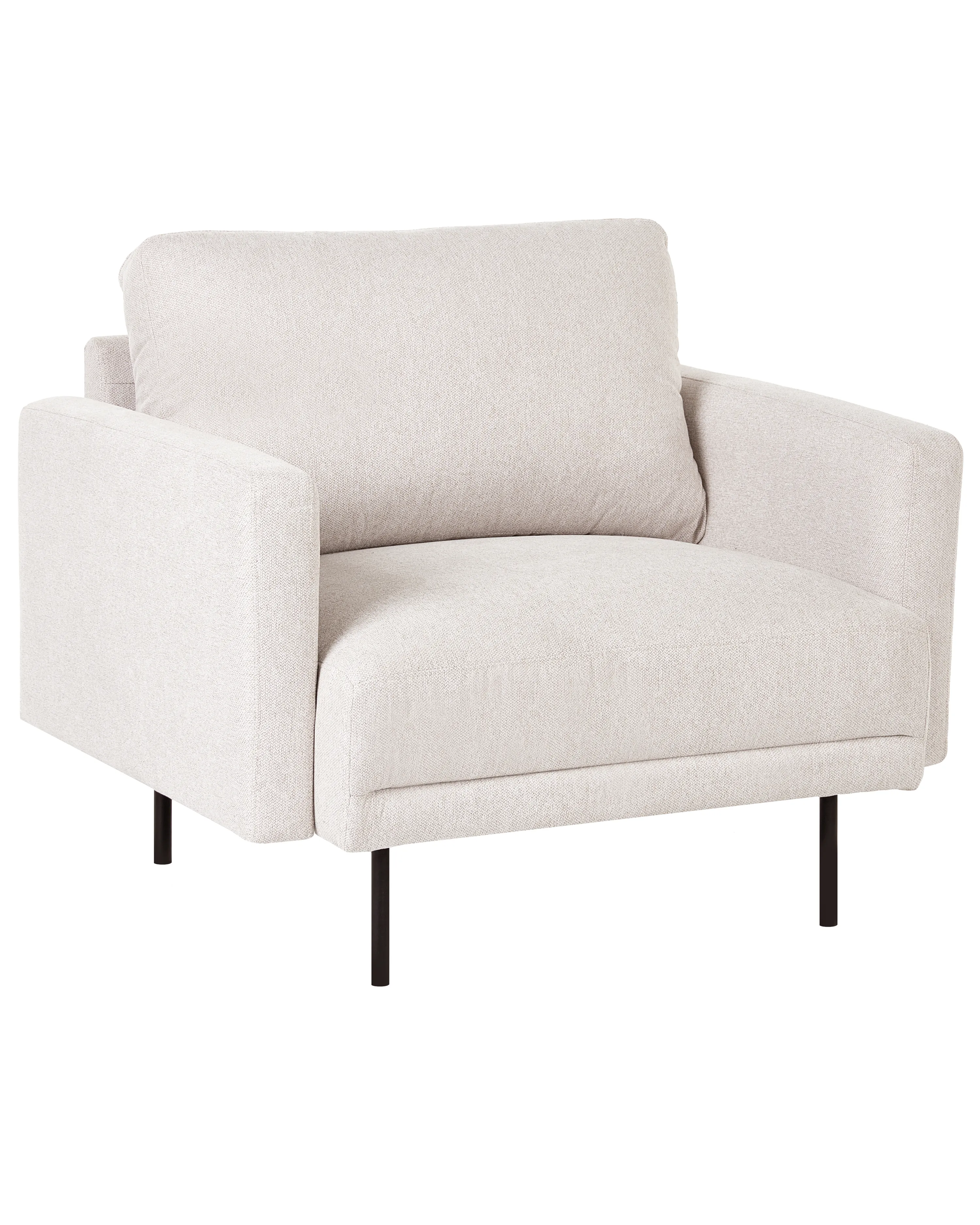 Armchair BREDA Fabric Light Beige