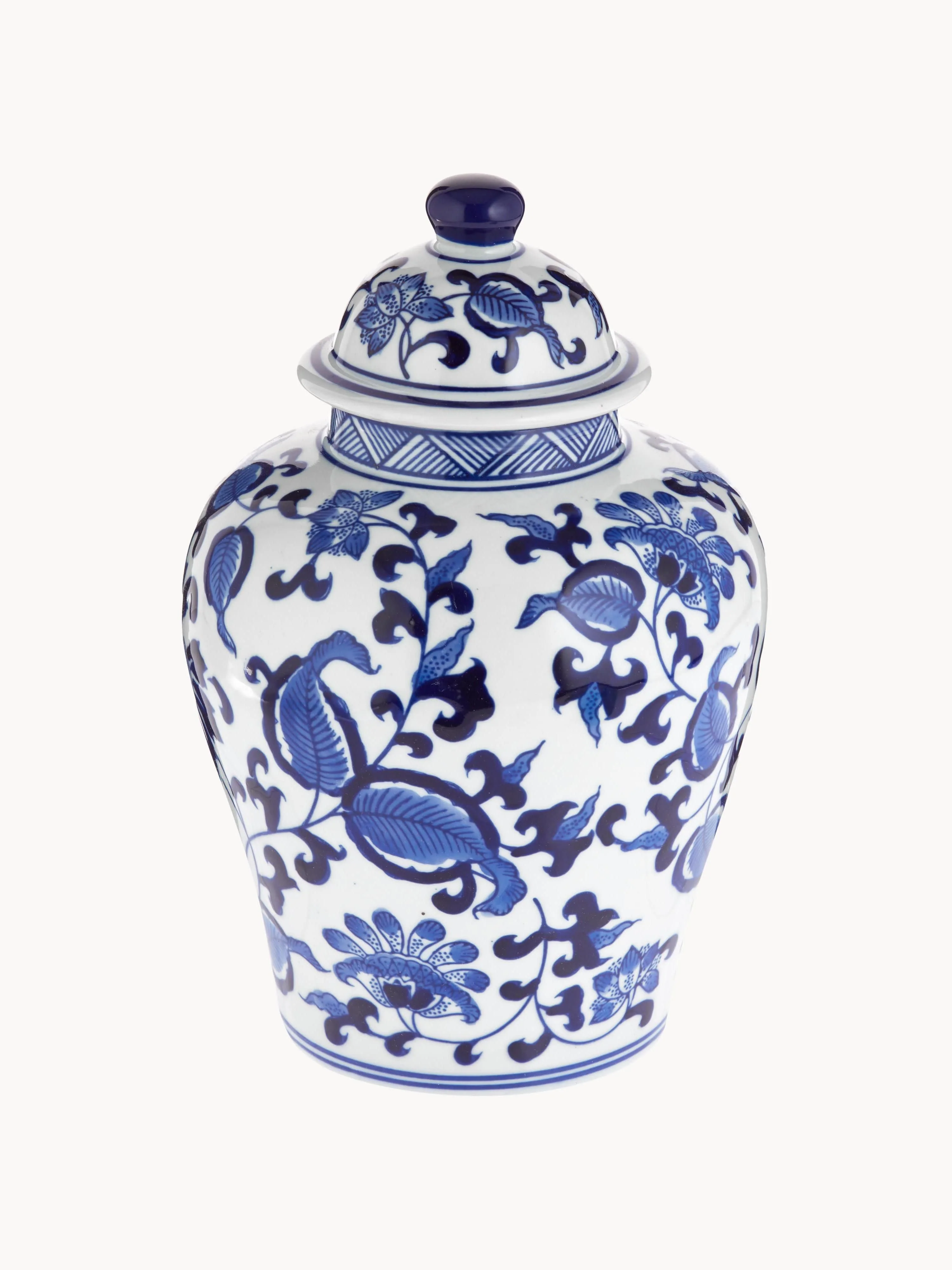 Deckelvase Annabelle aus Porzellan, H 26 cm