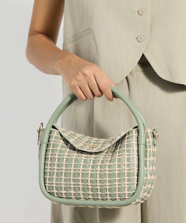 Dinideliberate Sage - Mini Woven Grab Bag