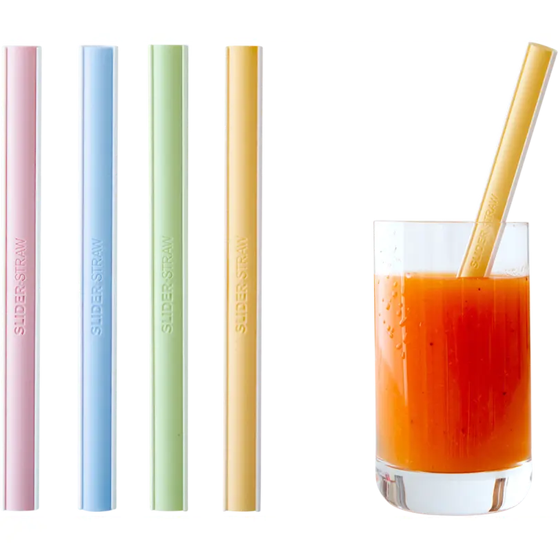 Trinkhalm 4er-Set SliderStraw
