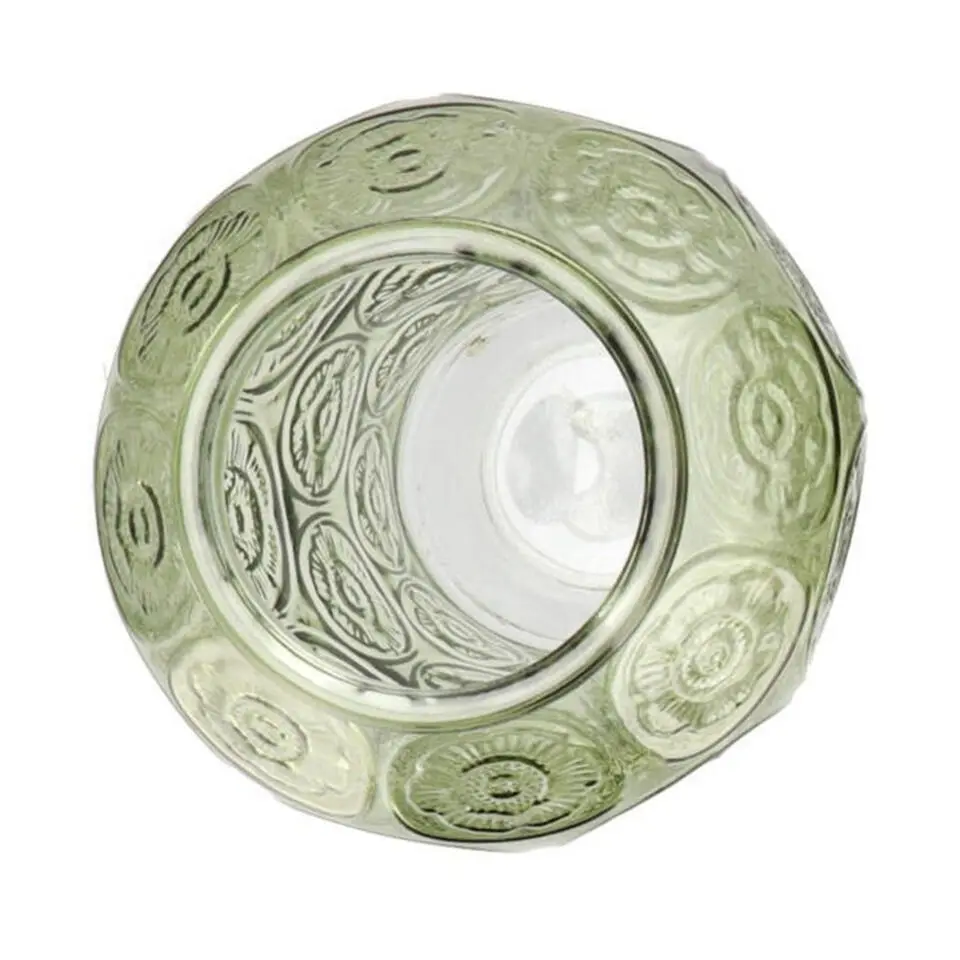 DK Design boeket vaas Circle - glas - zeegroen - 15 x 25 cm