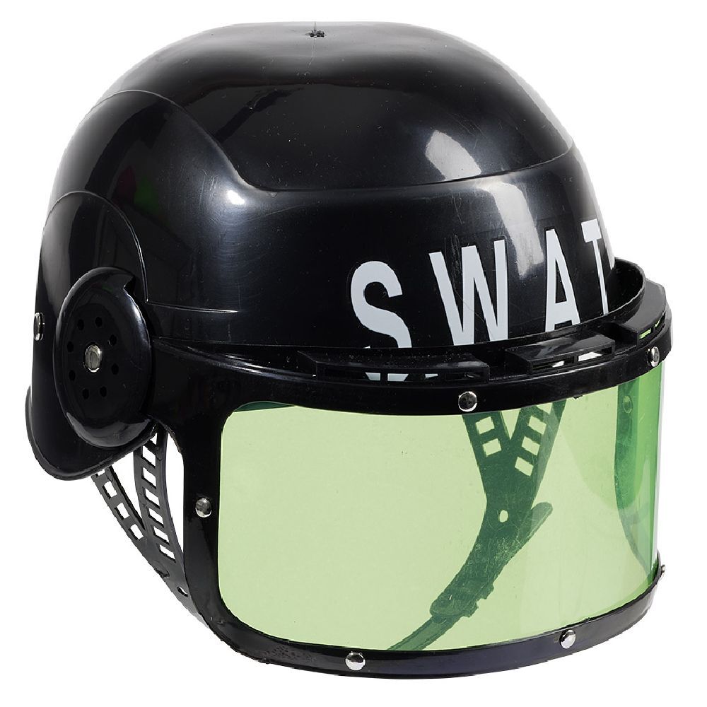 Casque enfant SWAT noir