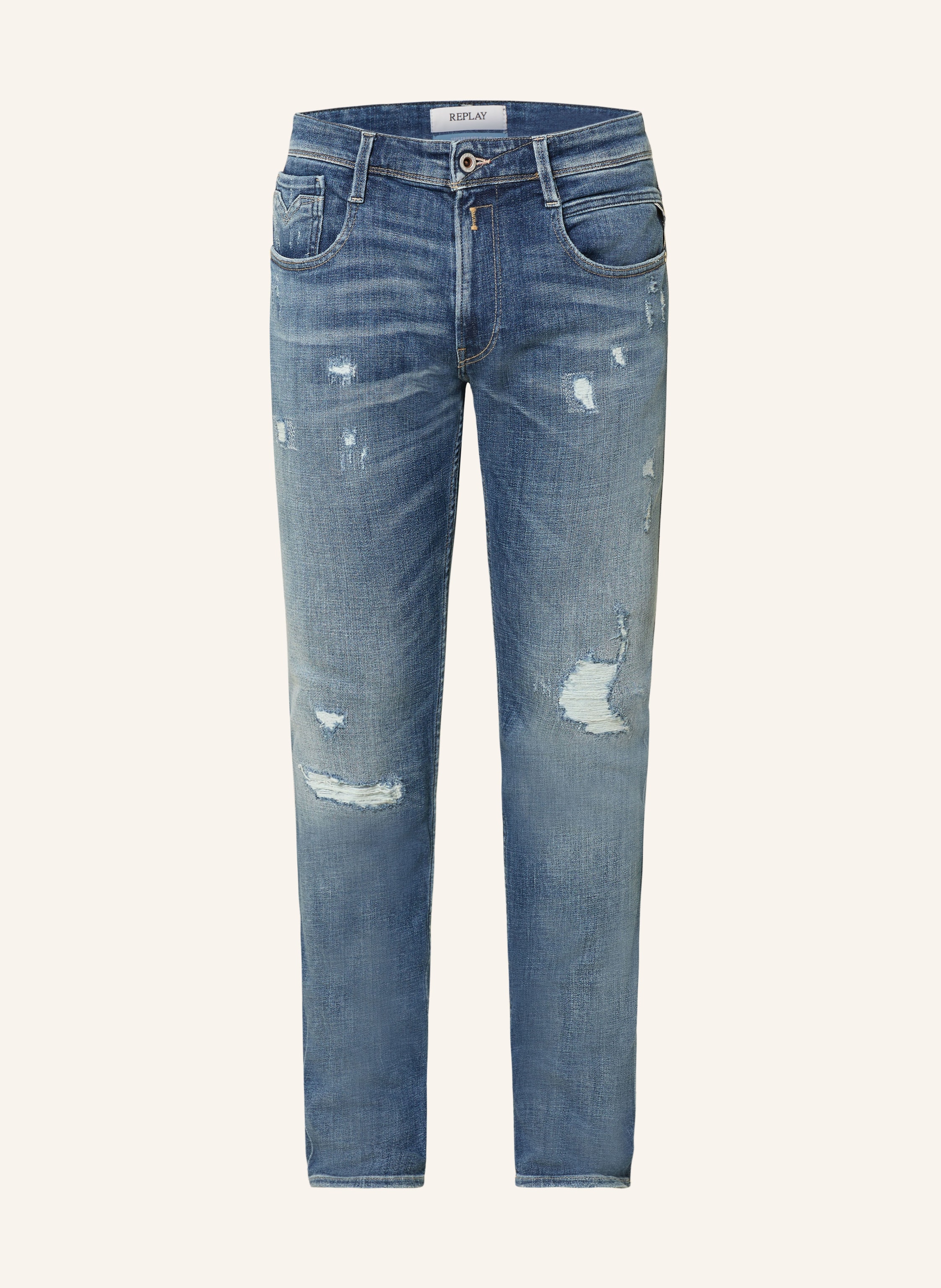 REPLAY Destroyed Jeans ANBASS Sllim Fit