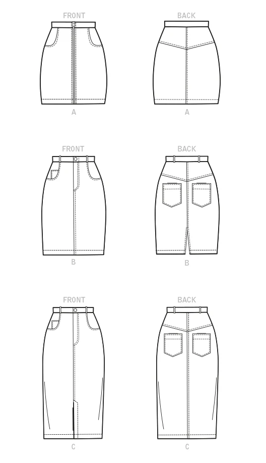 McCall's Pattern M8149 Misses' & Women's Skirts