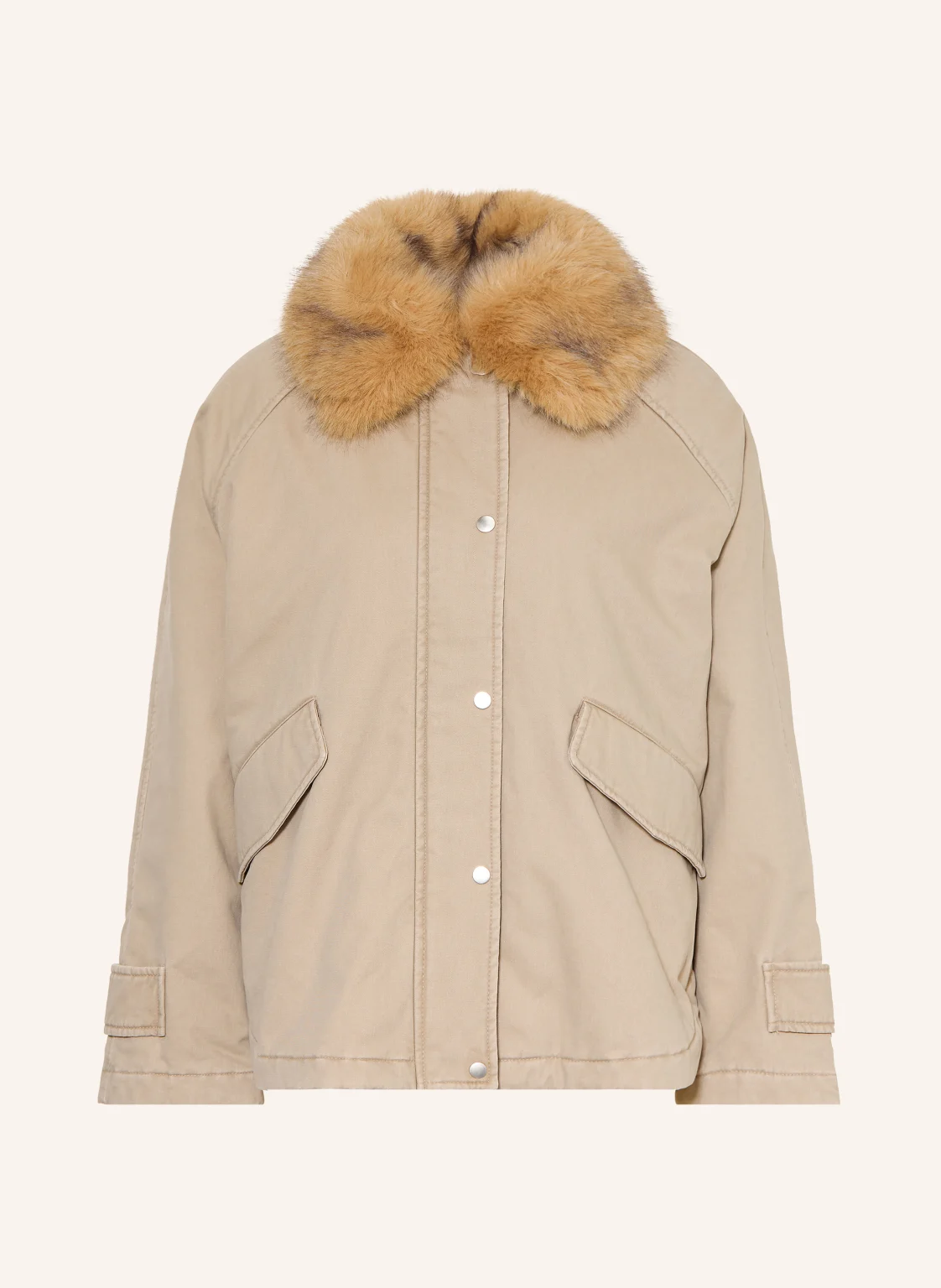Marc O'Polo Parka mit abnehmbarem Kunstfell-Kragen