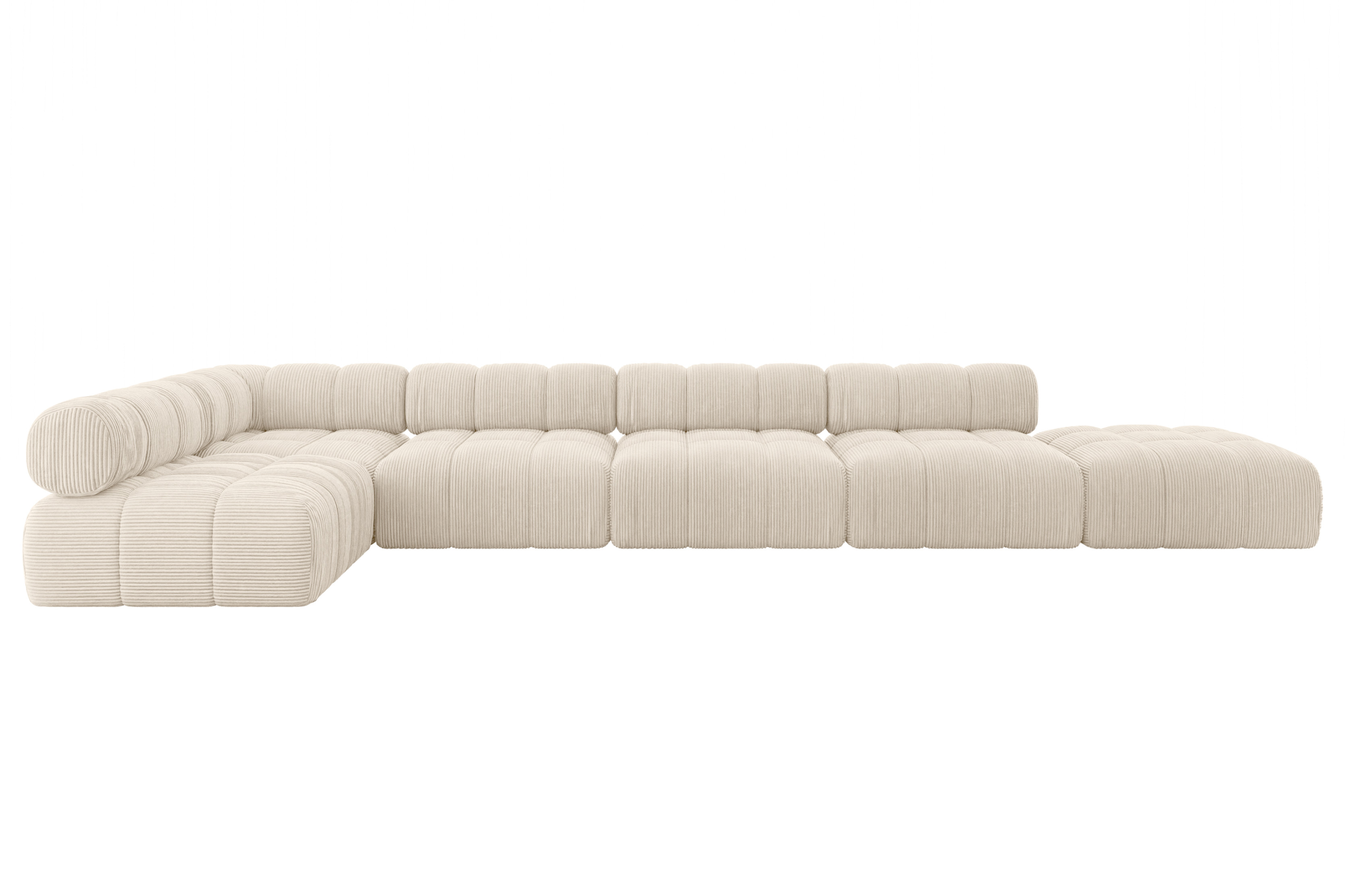 Narożnik lewostronny modułowy FAVIO-L3 475x190x70 cm Beżowy
