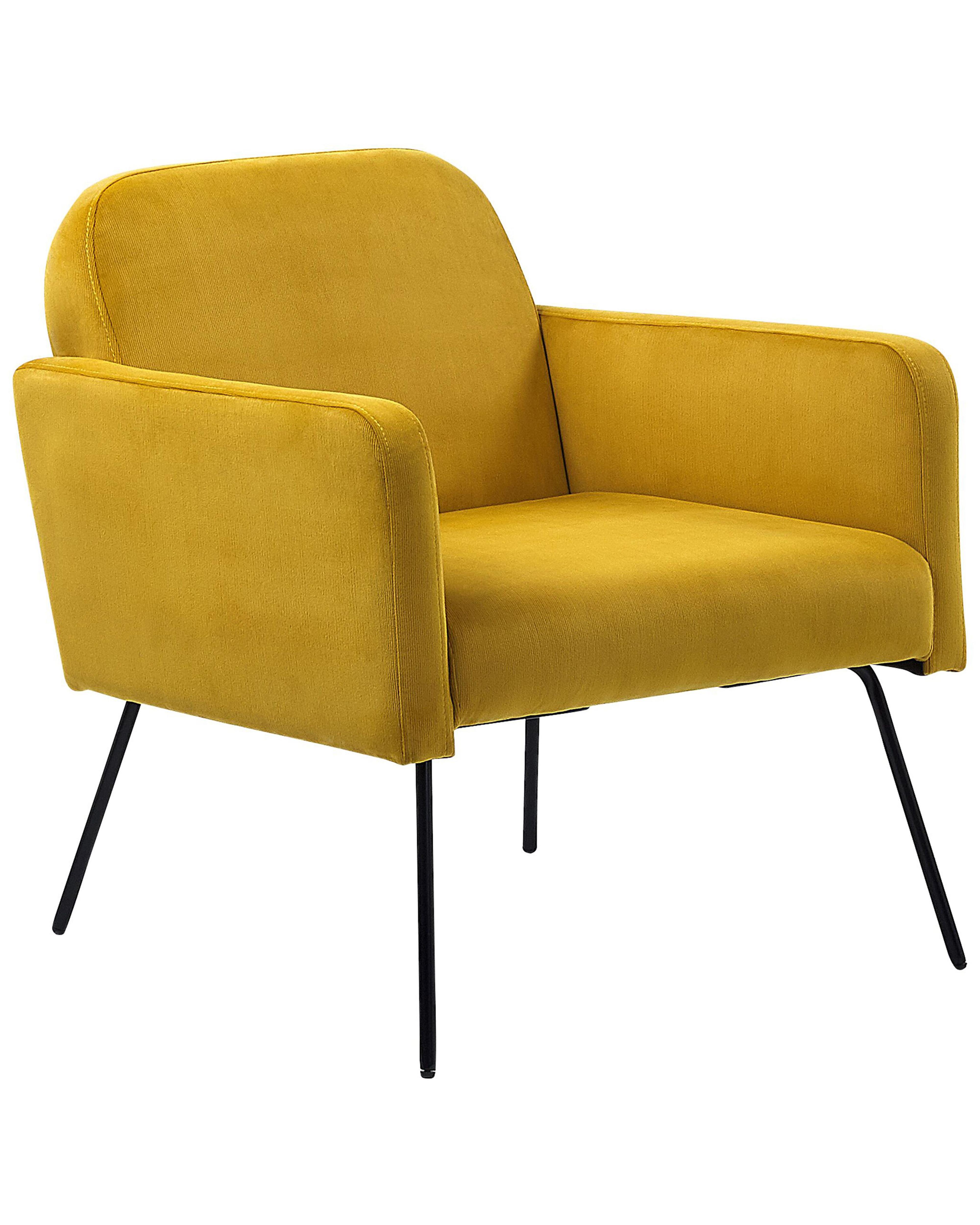 Armchair NARKEN Velvet Mustard
