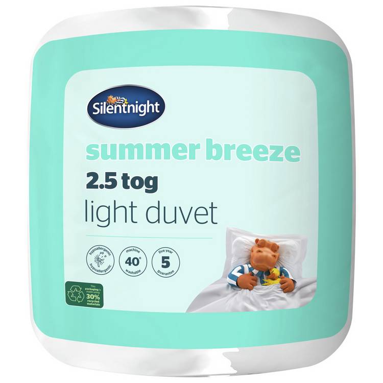 Silentnight Summer Breeze 2.5 Tog Duvet - Single