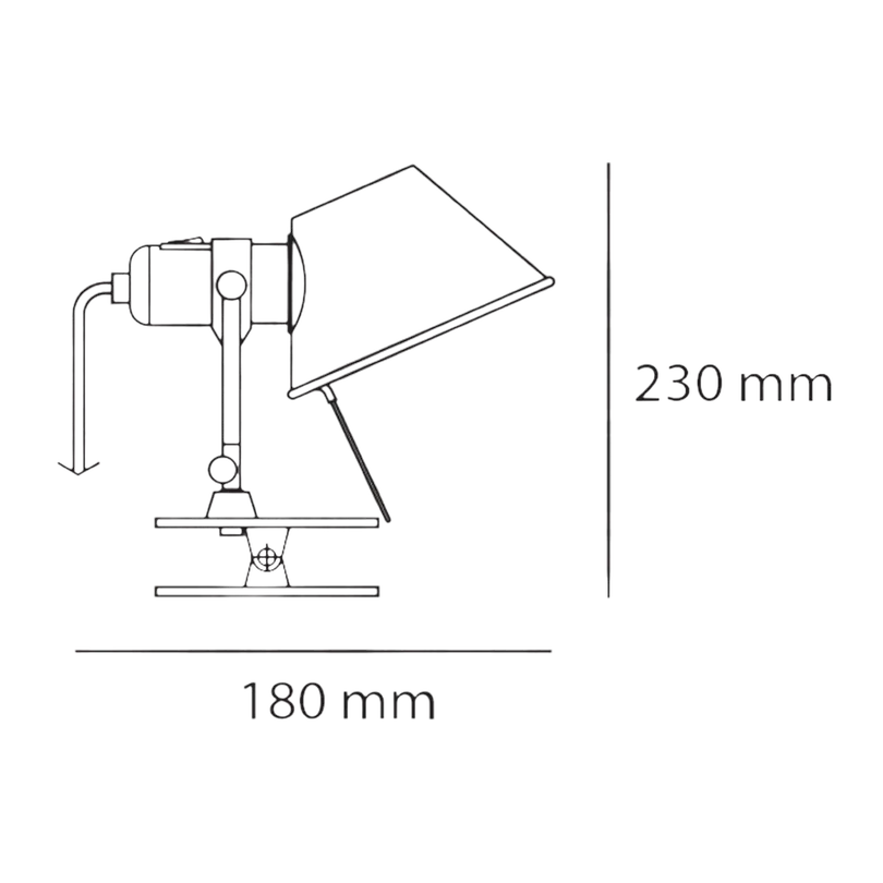 Klemmleuchte Tolomeo