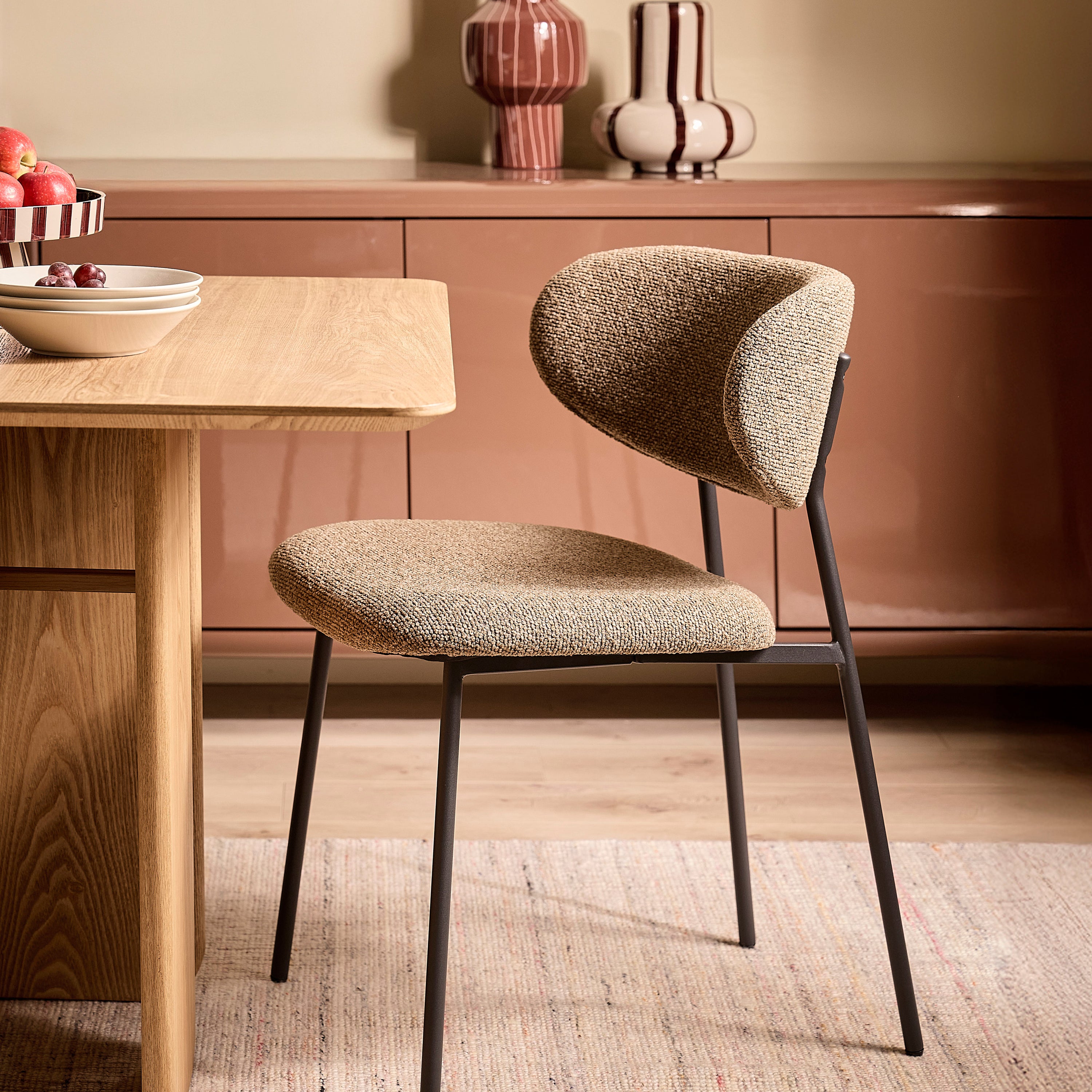 by fonQ Tilt Eetkamerstoel - Bruin