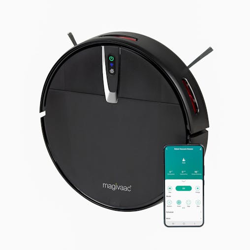 Smart Robot Vacuum Cleaner w/ 3-in-1 HEPA & Mopping Pad (Black)