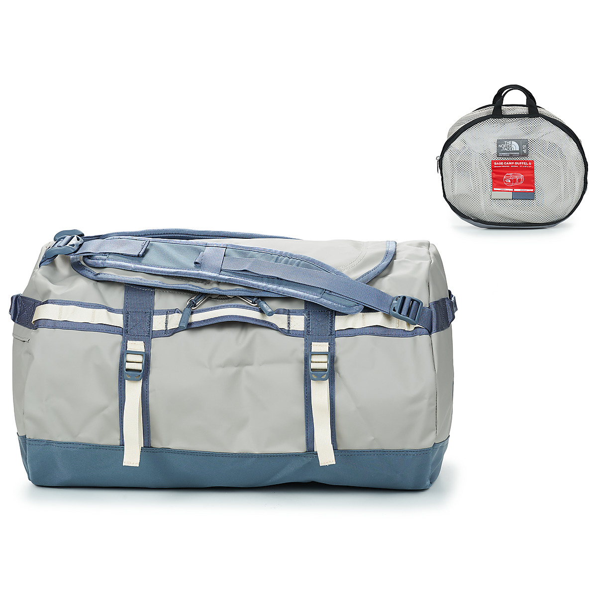 The North Face - BASE CAMP DUFFEL - S - Grey / Blue