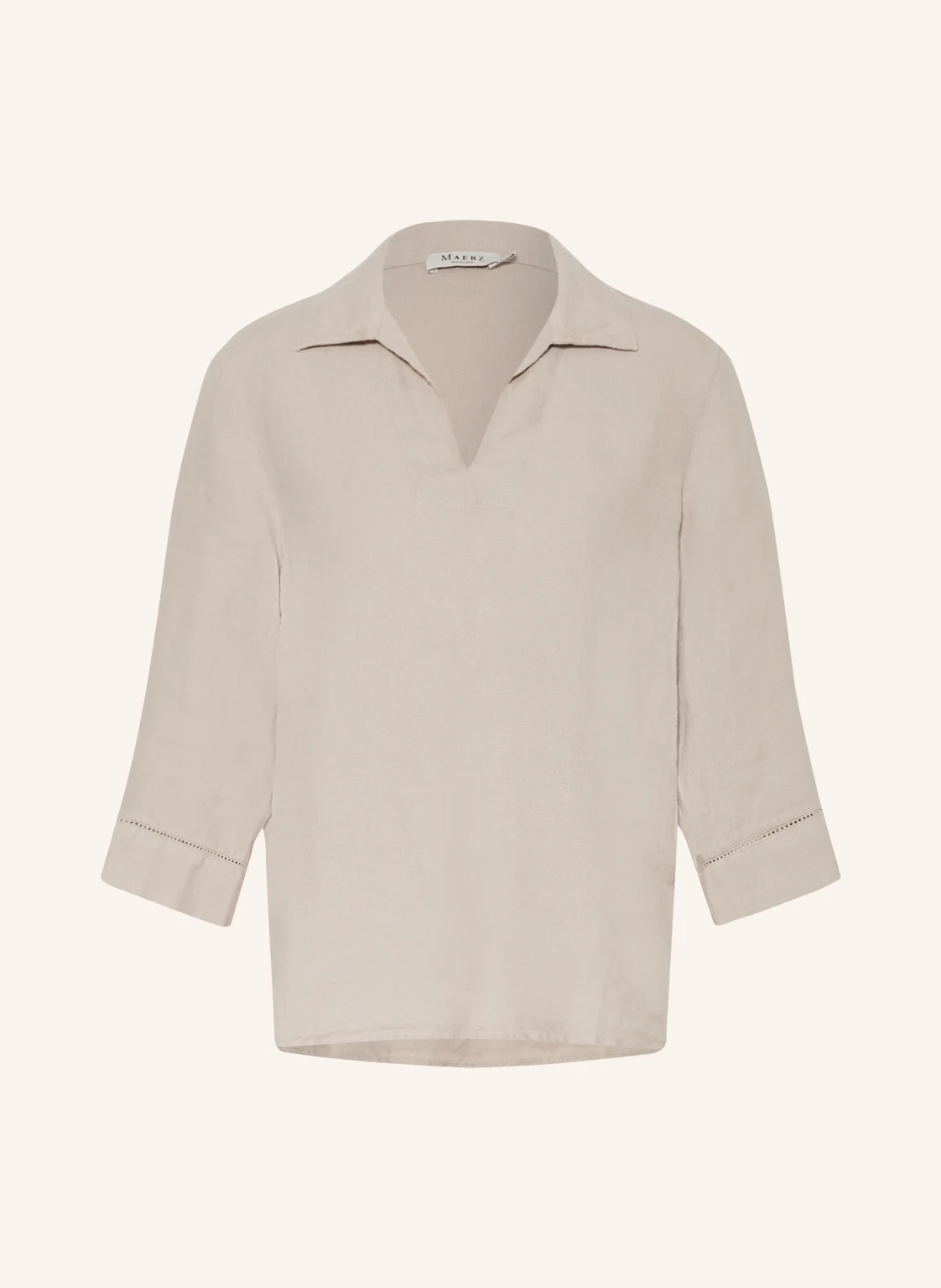 MAERZ MUENCHEN Blusenshirt mit 3/4-Arm aus Leinen
