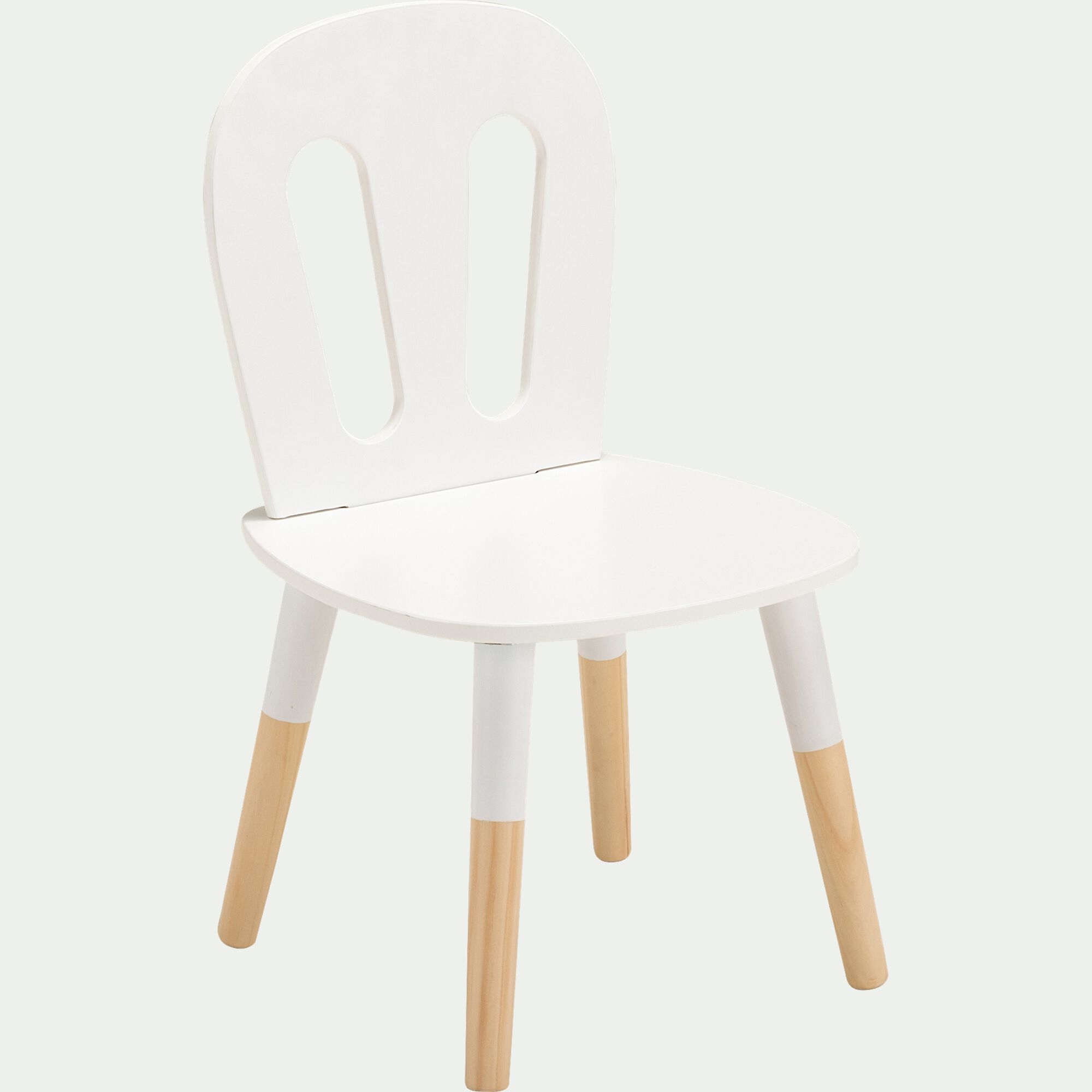 LOULOU - Chaise enfant en bois - blanc