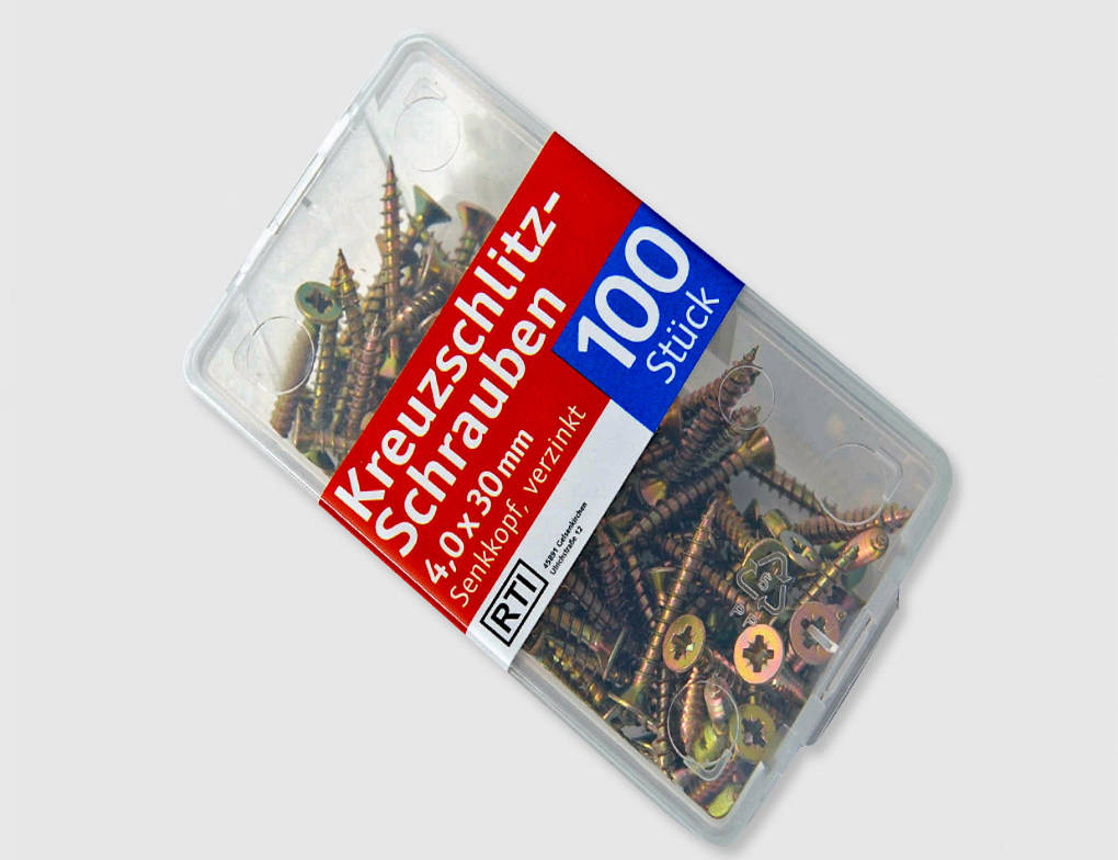 Kreuzschlitzschrauben