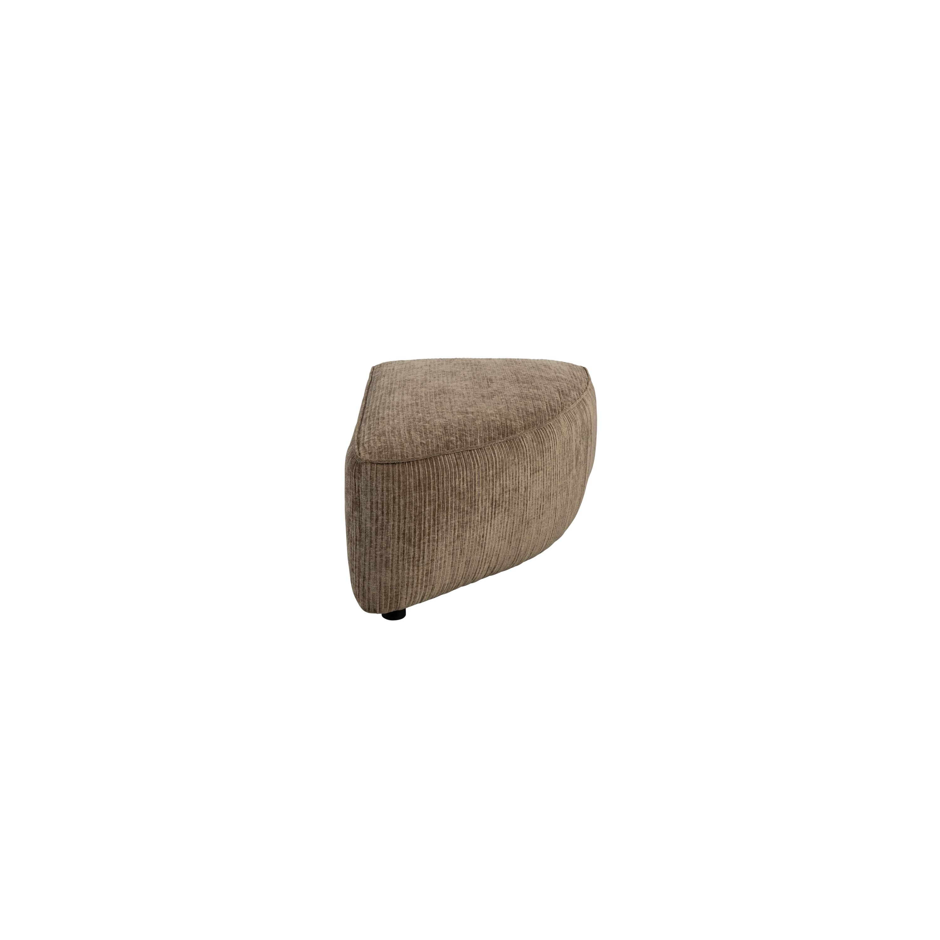 Zuiver Hunter Bank Element Rond Hoek Rechts Moss