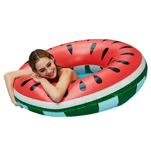 NNEOBA Watermelon Swimming Ring Inflatable Pool Float