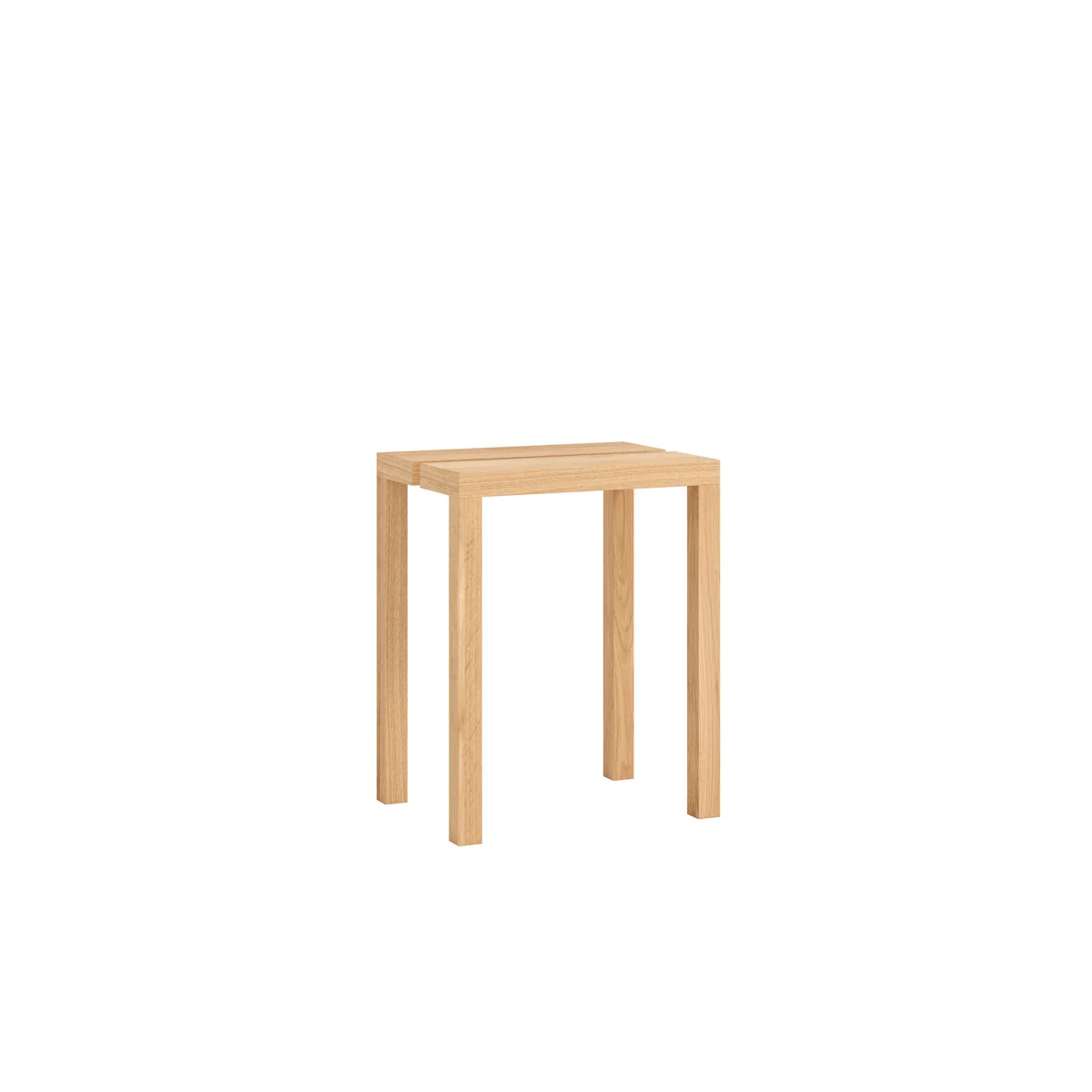 Moebe - Peg Hocker, H 44 cm, Eiche geölt
