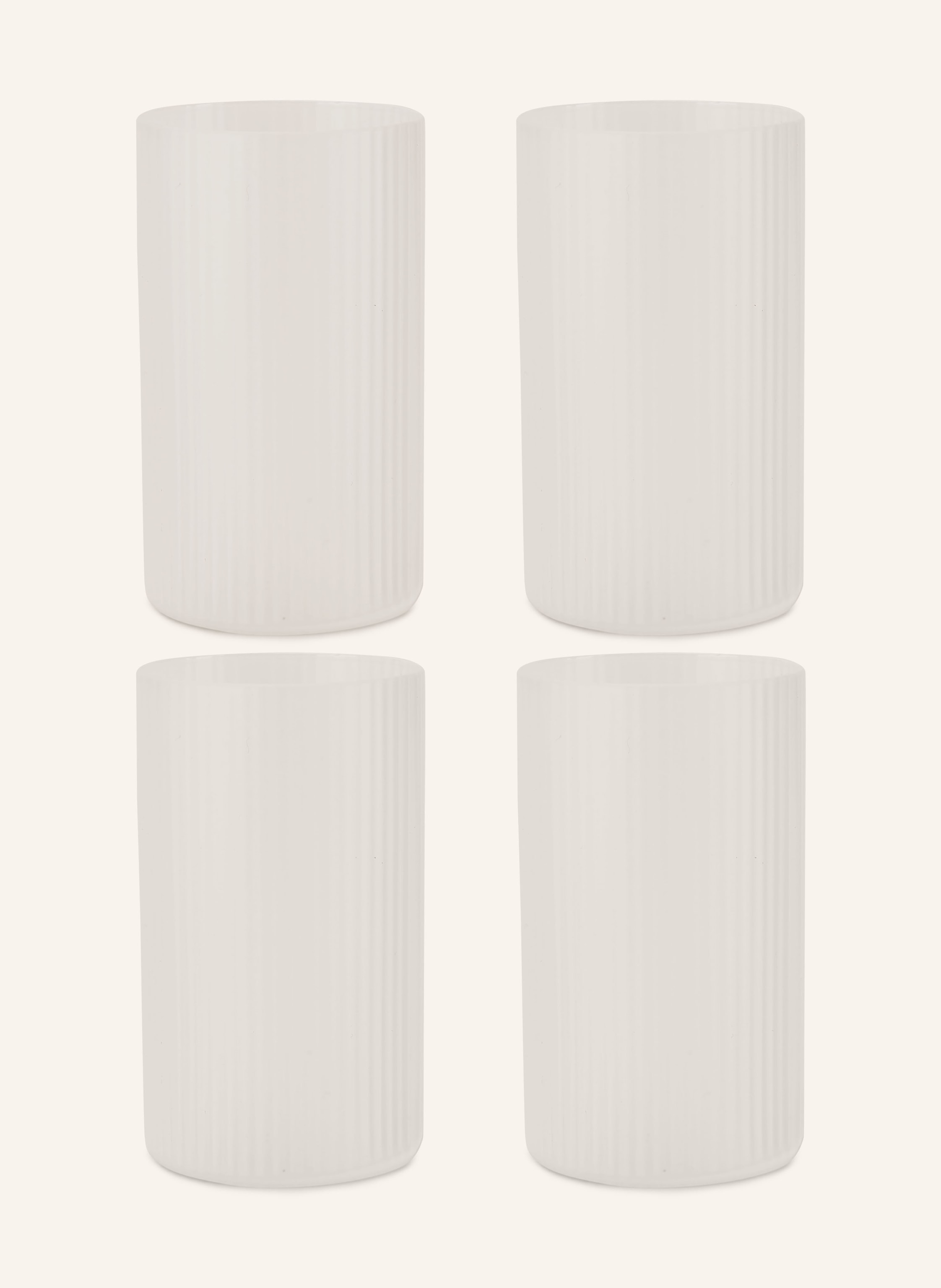 Ferm LIVING 4er-Set Wassergläser RIPPLE