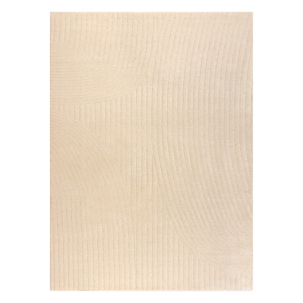 Dywan TEXTURA 488.12.LA100 wełniany OSTA - Fale, geometryczny 67x130 cm