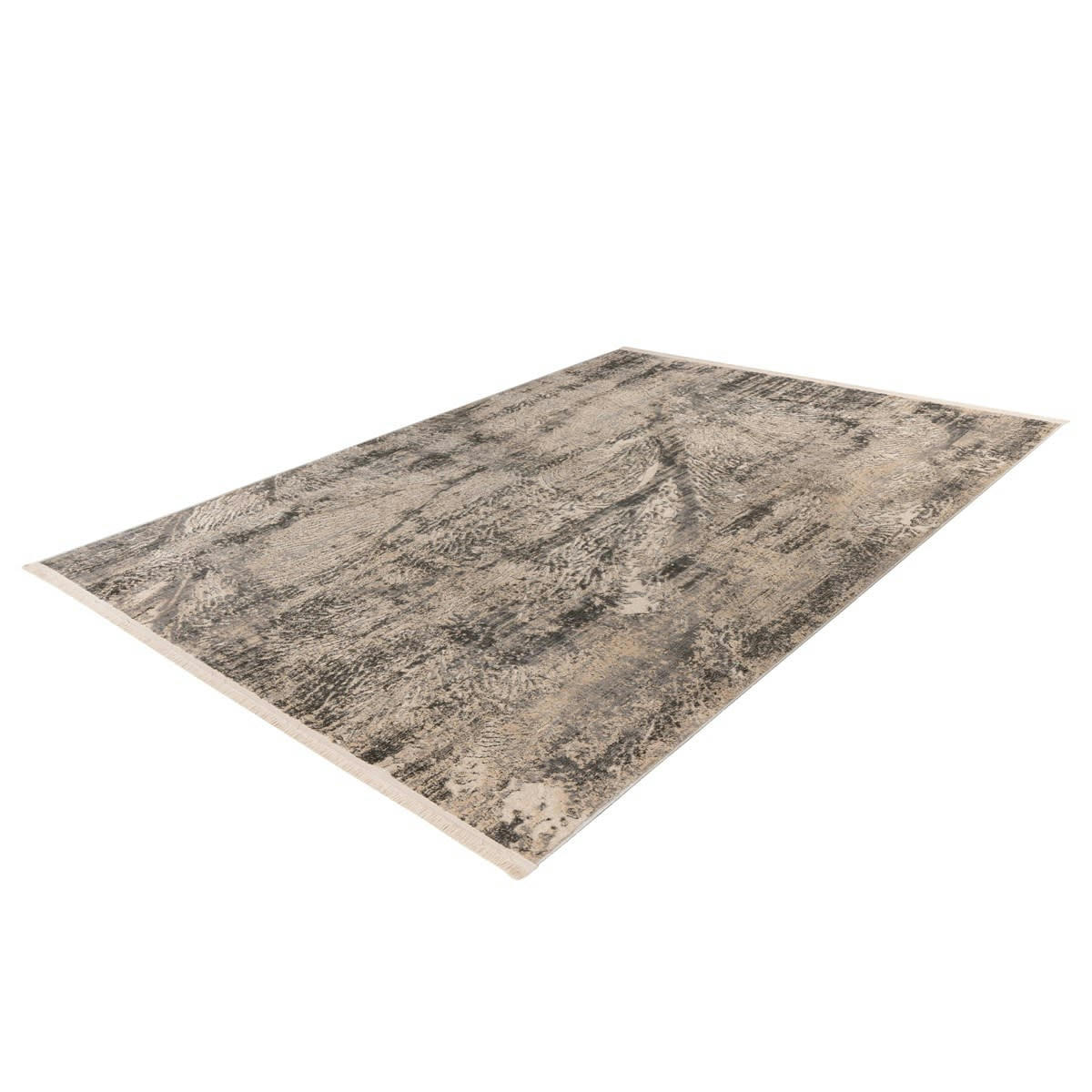 CINCO - Tapis de salon en polypropylène marron 80x160 cm