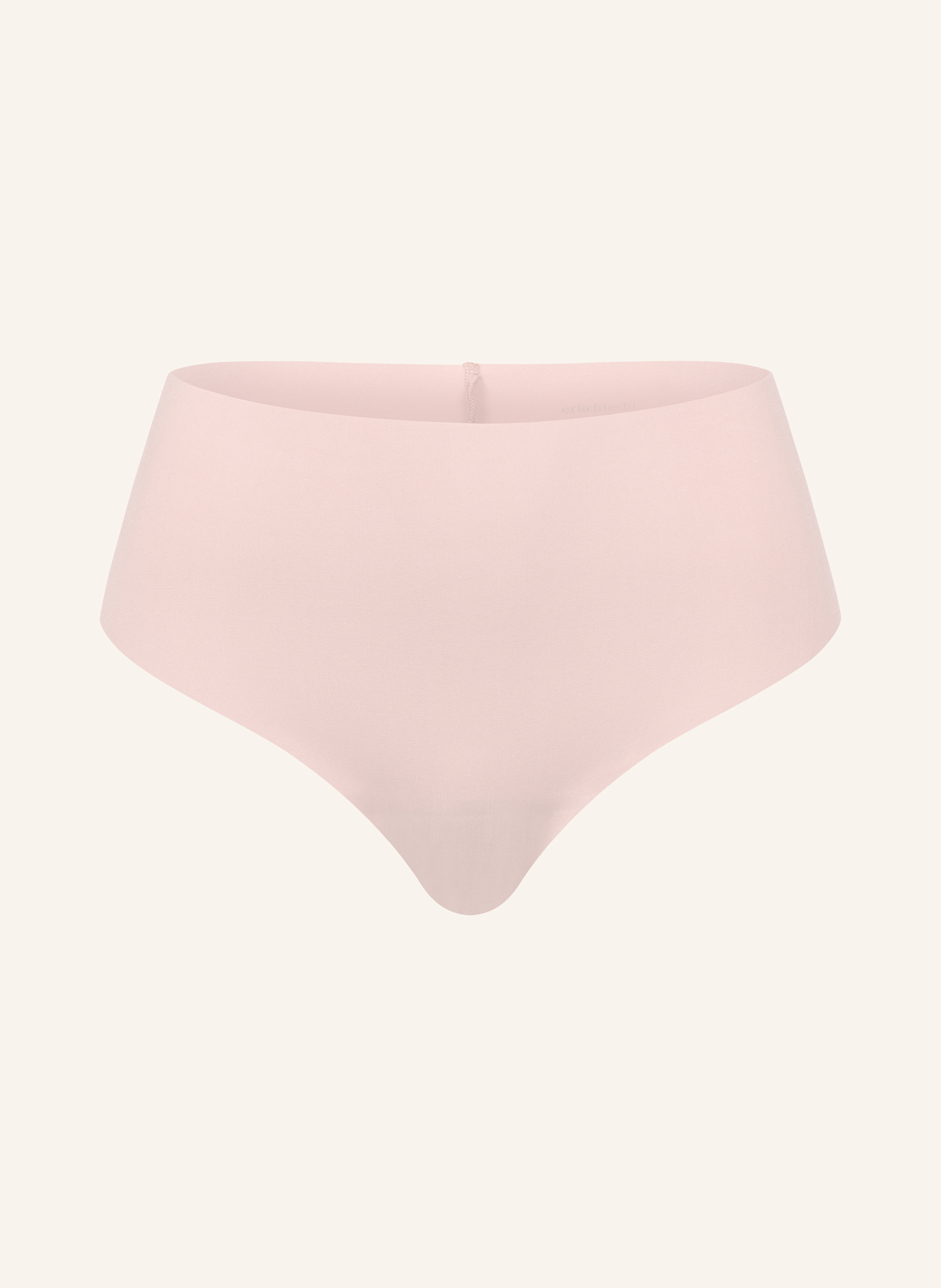 erlich textil Light Touch High Waist Brazil String mit weichem Modal - nahtlose Kanten