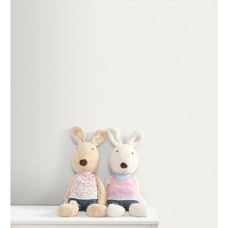 Sanders & Sanders behang linnenstructuur beige - 53 cm x 10 m