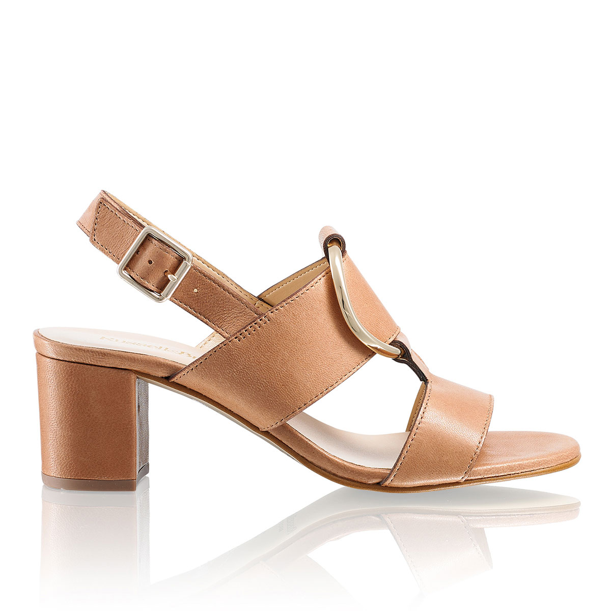 Russell & Bromley TRICK Block Heel Sandal