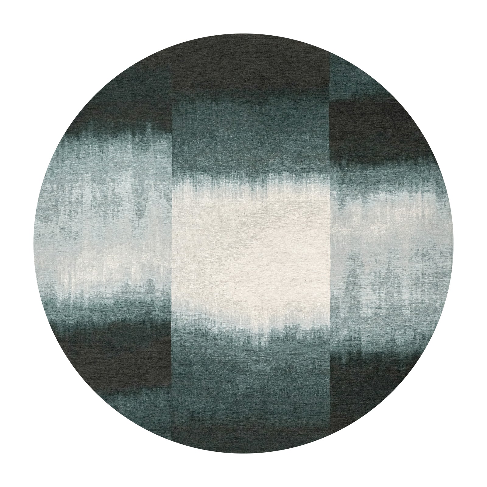 Ecorugs vloerkleed Deep Water - blauw - 140x140cm