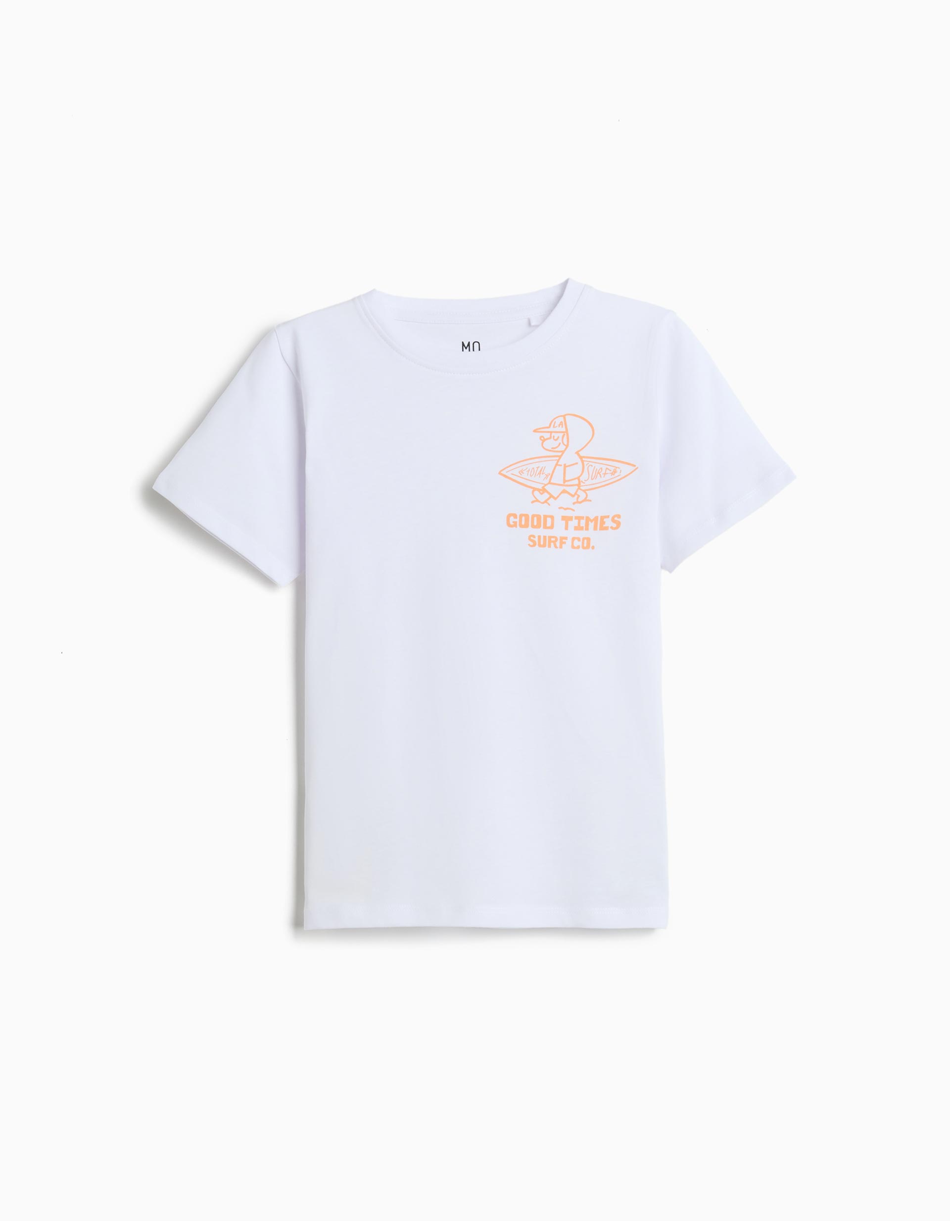 T-shirt Estampada, Menino, Branco