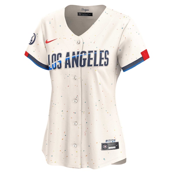 Los Angeles Dodgers Nike Women's 2024 City Connect Limited Jersey - Cream