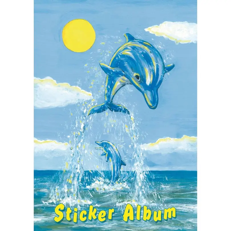 Sticker 16er-Set Der kleine Delfin