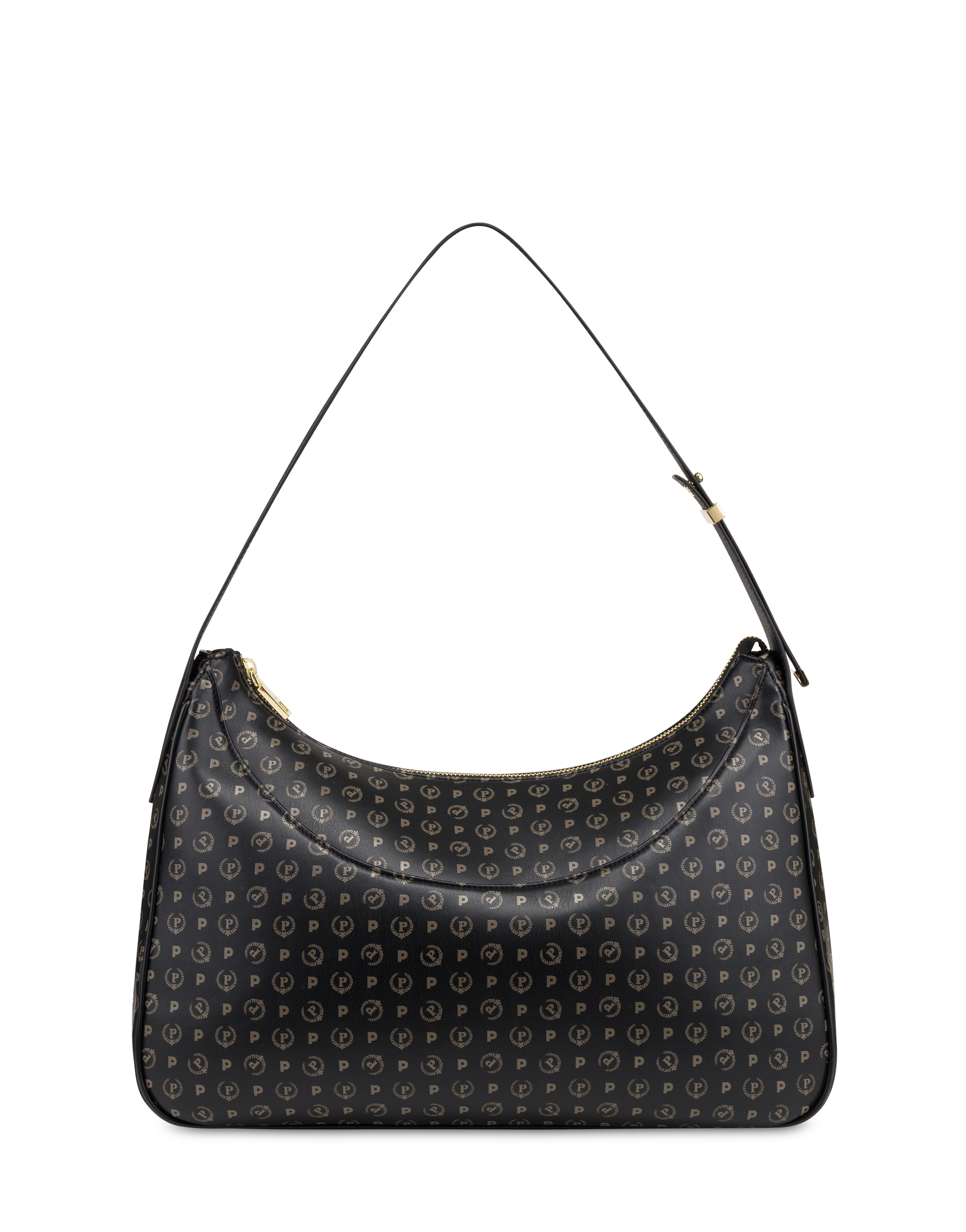Hobo Bag Heritage In Soft Relief Nero/nero