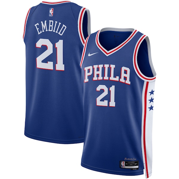 Joel Embiid Philadelphia 76ers Nike Unisex Swingman Jersey - Icon Edition - Royal/White