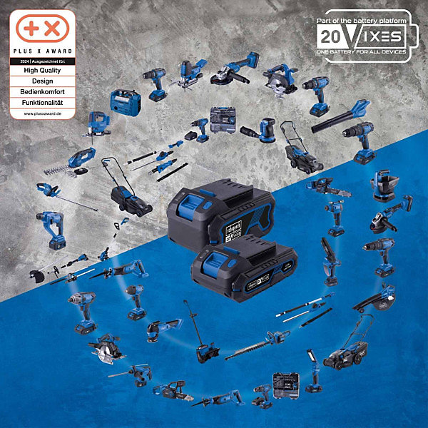 Meuleuse d'angle sans fil avec starterkit 2Ah BC-AG125-X - SET S - SCHEPPACH