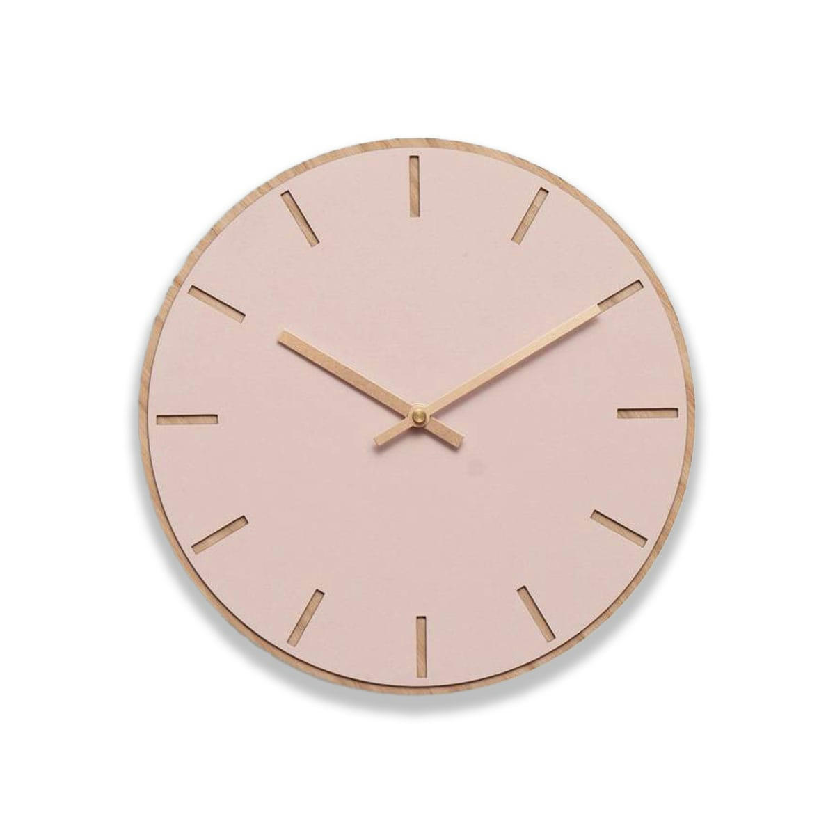 - Horloge murale en linoléum rose D28cm