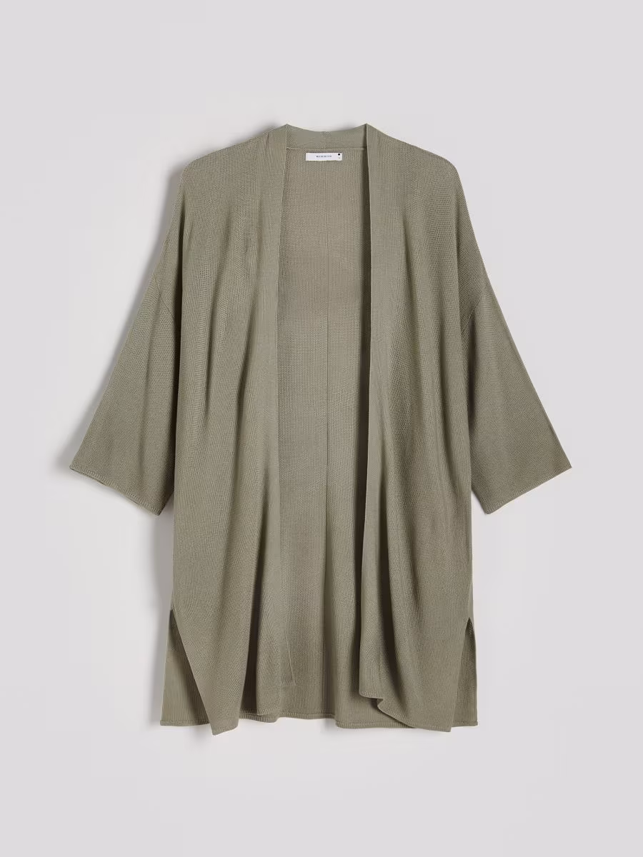 Viscose Blend Longline Cardigan