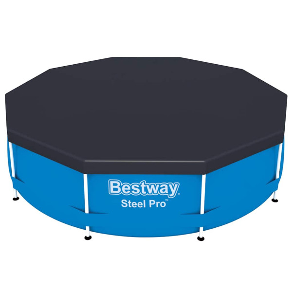 Pokrywa na basen Antracyt 305 cm PVC Bestway