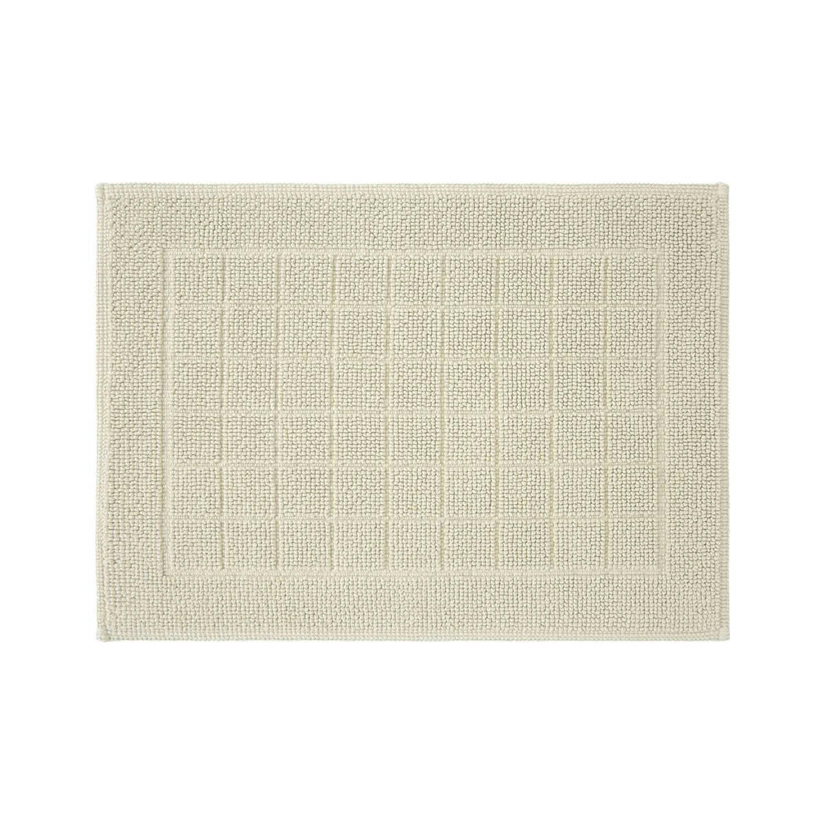 PONTON - Tapis de bain en  coton beige 60 x 90 cm
