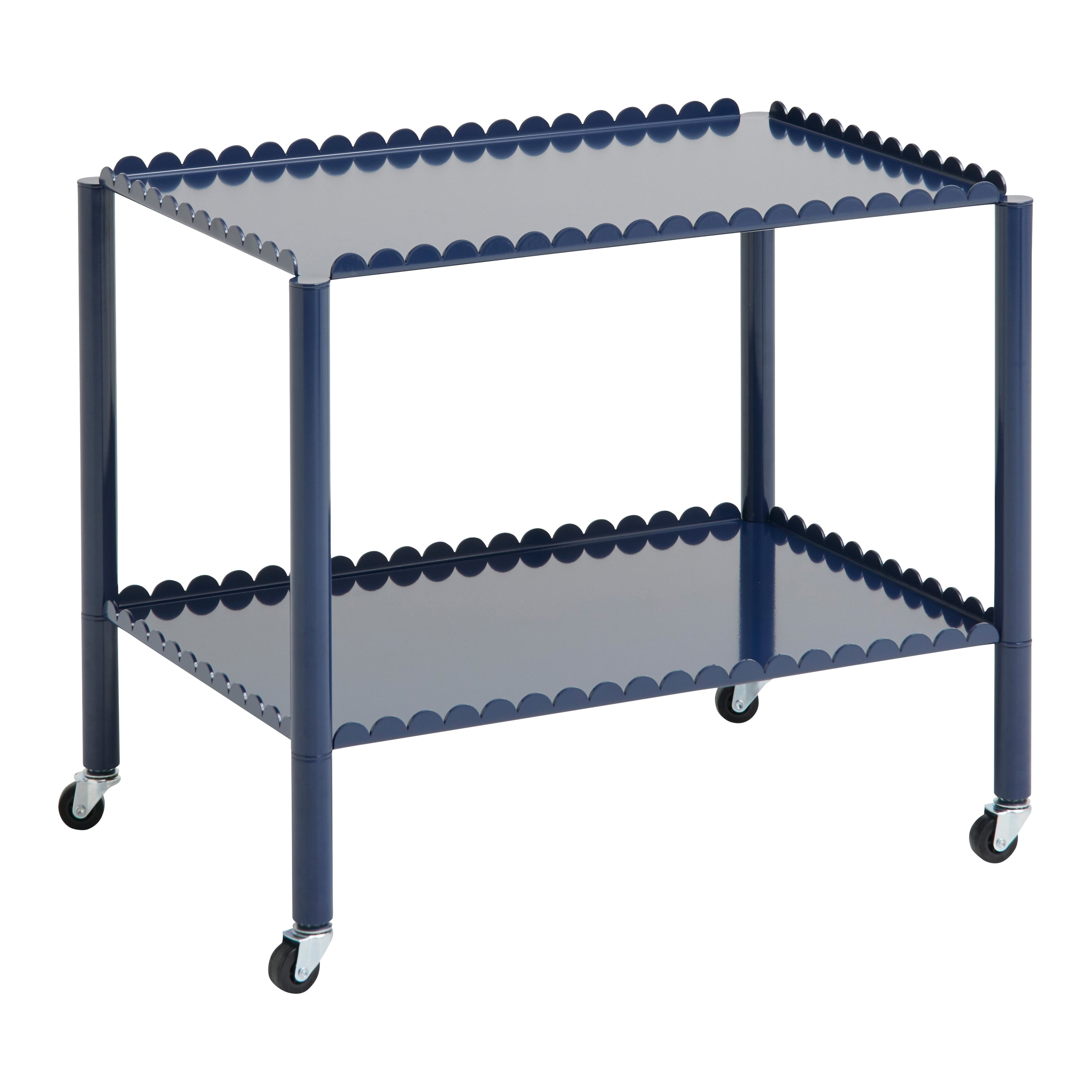 HAY Arcs Trolley Low Bijzettafel - Steel Blue