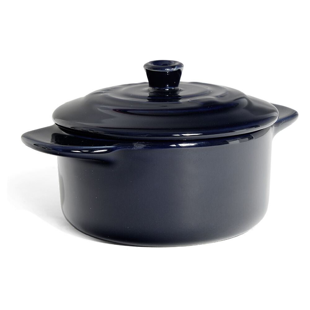 Mini cocotte individuelle en céramique avec couvercle (2 modèles)
