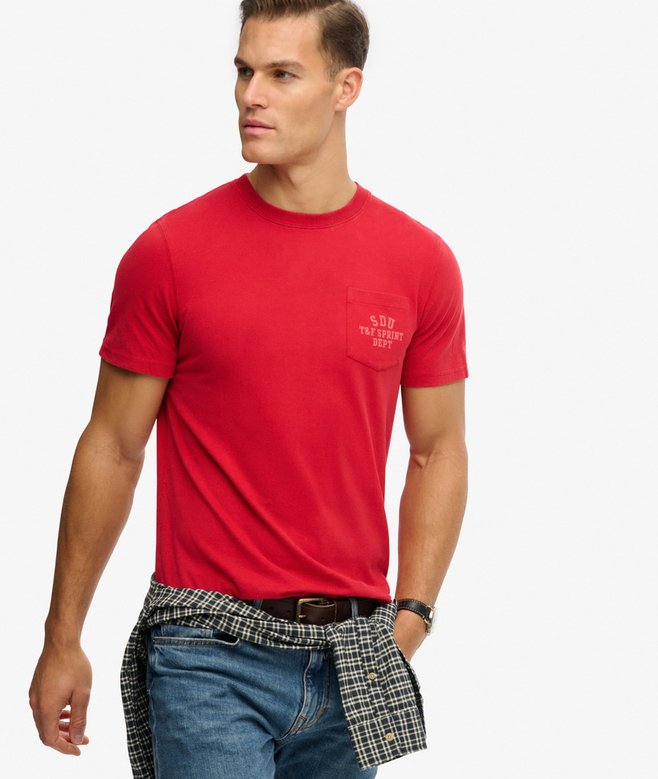 Vintage Prep Relaxed Pocket T-Shirt