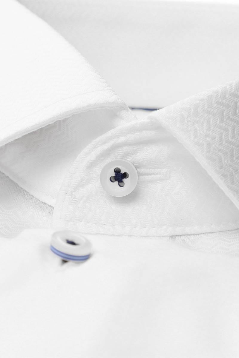 ETERNA 1863 Slim Fit Hemd weiss, Strukturiert